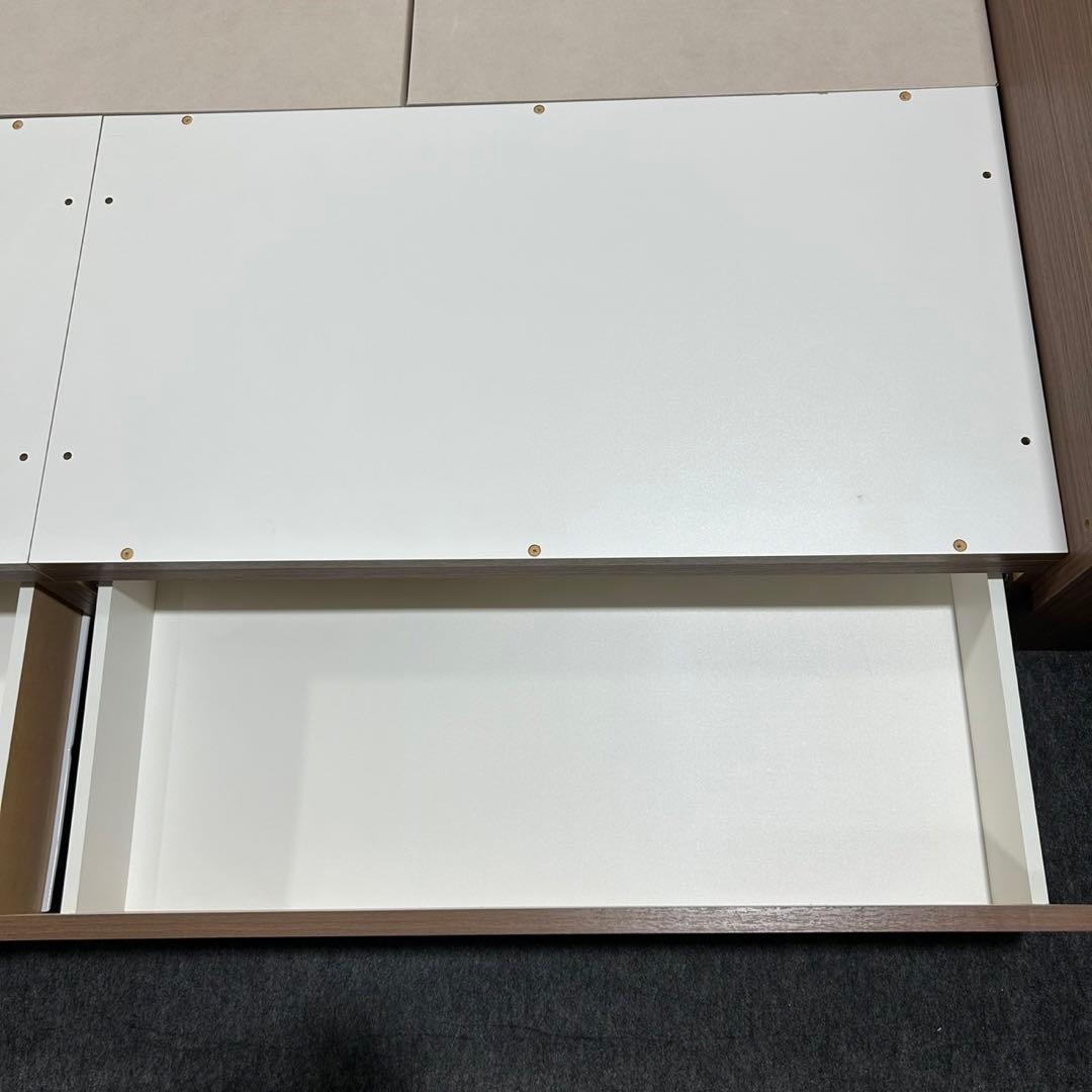 ニトリ ベッドフレーム ダブル アザン3浅型 シンプル 家具d3345