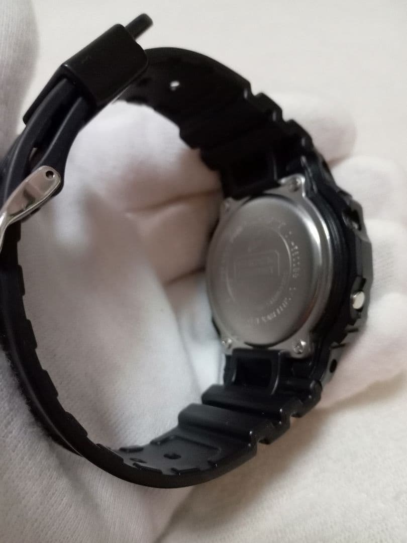 G-SHOCK　DW-5600BB　ブラック　9Hガラスフィルム装備　美品