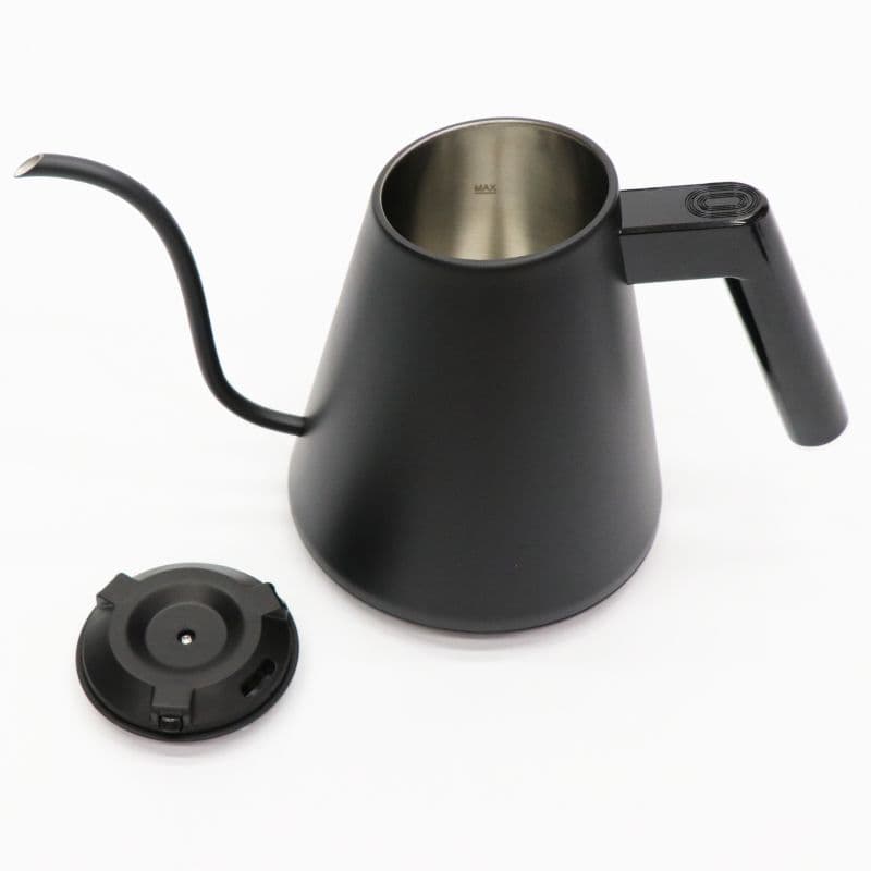 温度調節機能付きグースネックケトル　ホワイト