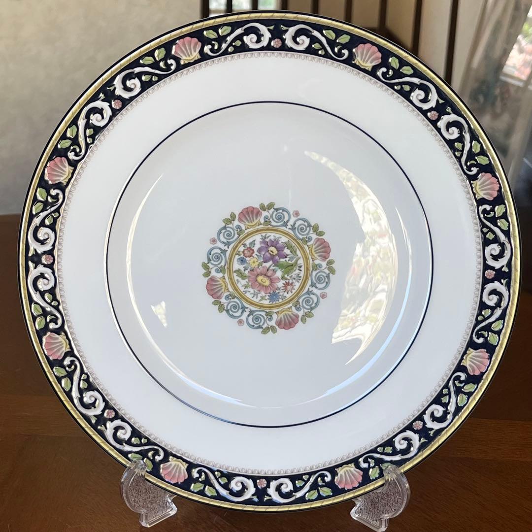 【黒壺美品】ウェッジウッド★ラニーミード★豪華なディナー皿 4枚
