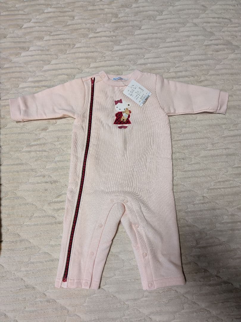 familiar　カバーオール（秋冬）ピンク