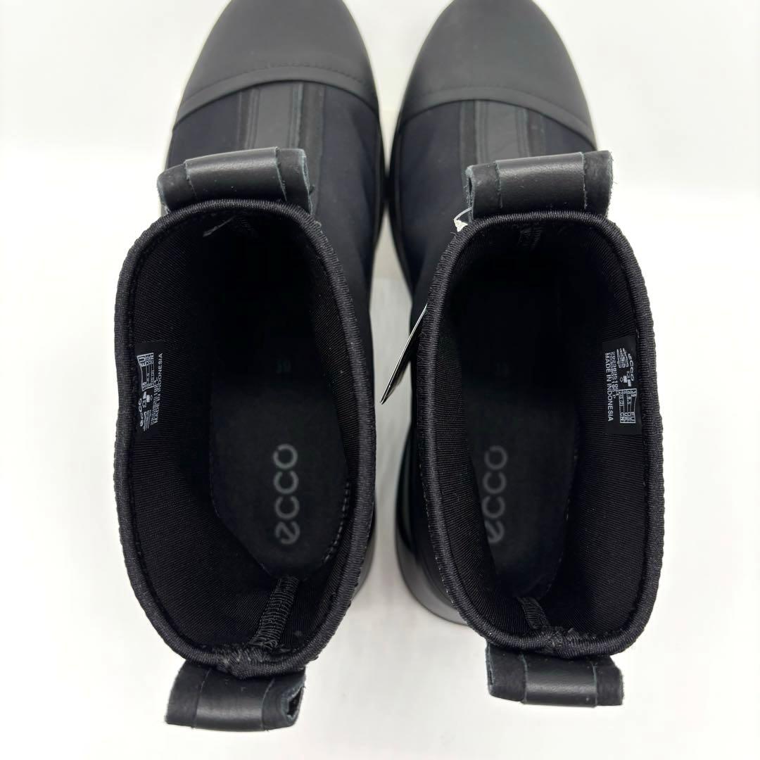 【新品・タグ付】エコー レインシューズ ゴアテックス ブラック 24.5