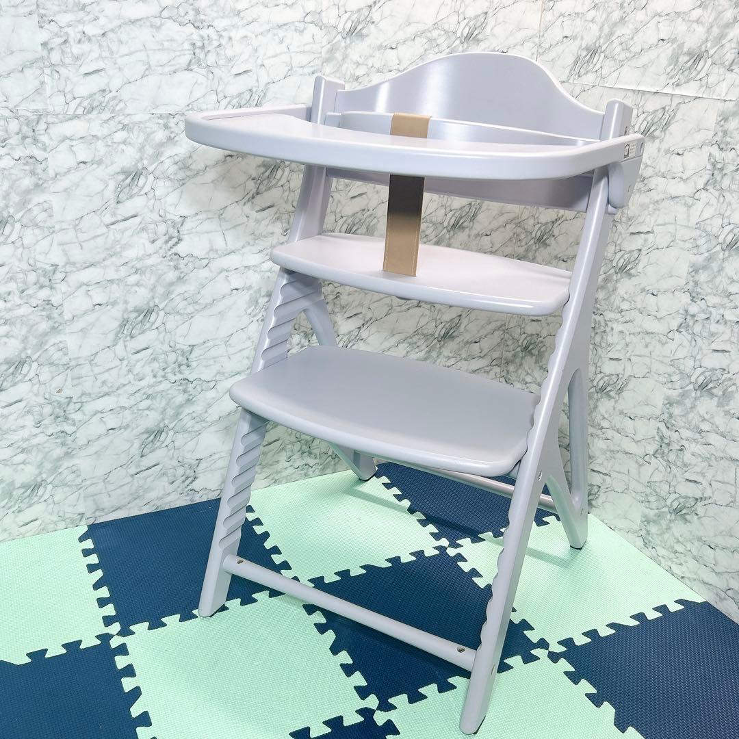 大和屋 アッフルチェア ハイチェ 椅子 ベビー テーブル ガード付き