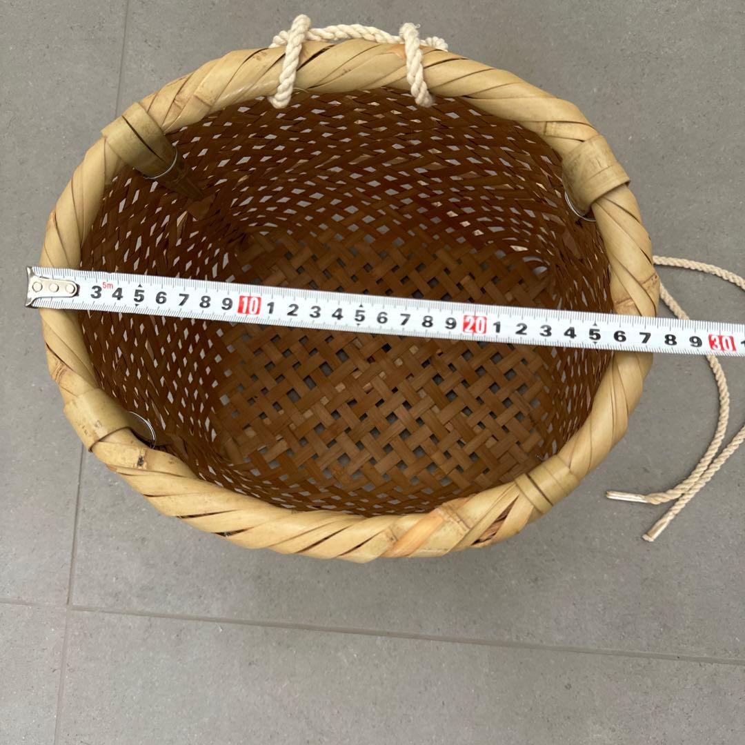 竹籠　腰籠　収穫籠