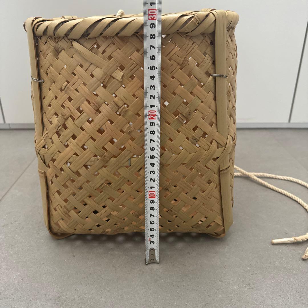 竹籠　腰籠　収穫籠
