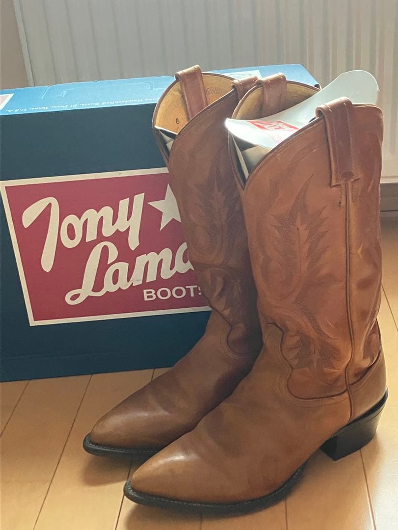 N*o様 Tony Lama ブラウンウエスタンブーツ　25cmくらい