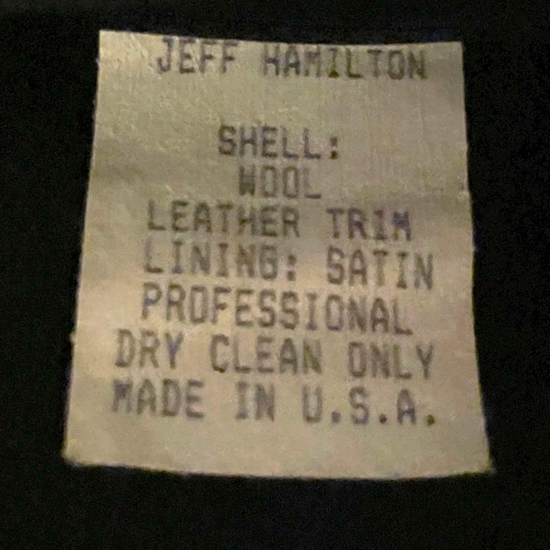 ゲームブルゾン 2XL アメフト 背面ビッグ刺繍 ワッペン アーム切替 ウール