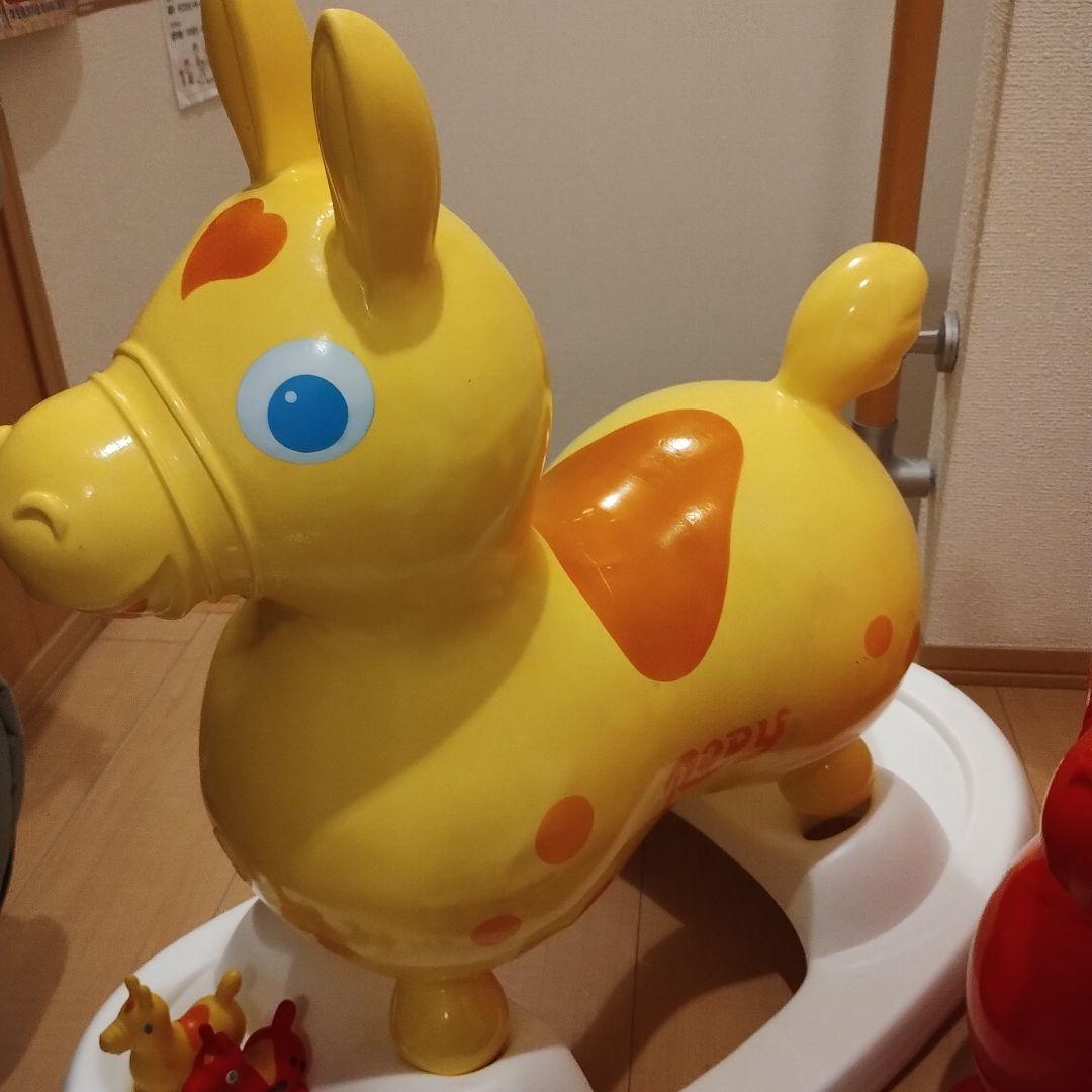 RODY ホッピング 大　中　小　超小合計27体　空気入れ　ロッキング台座付き