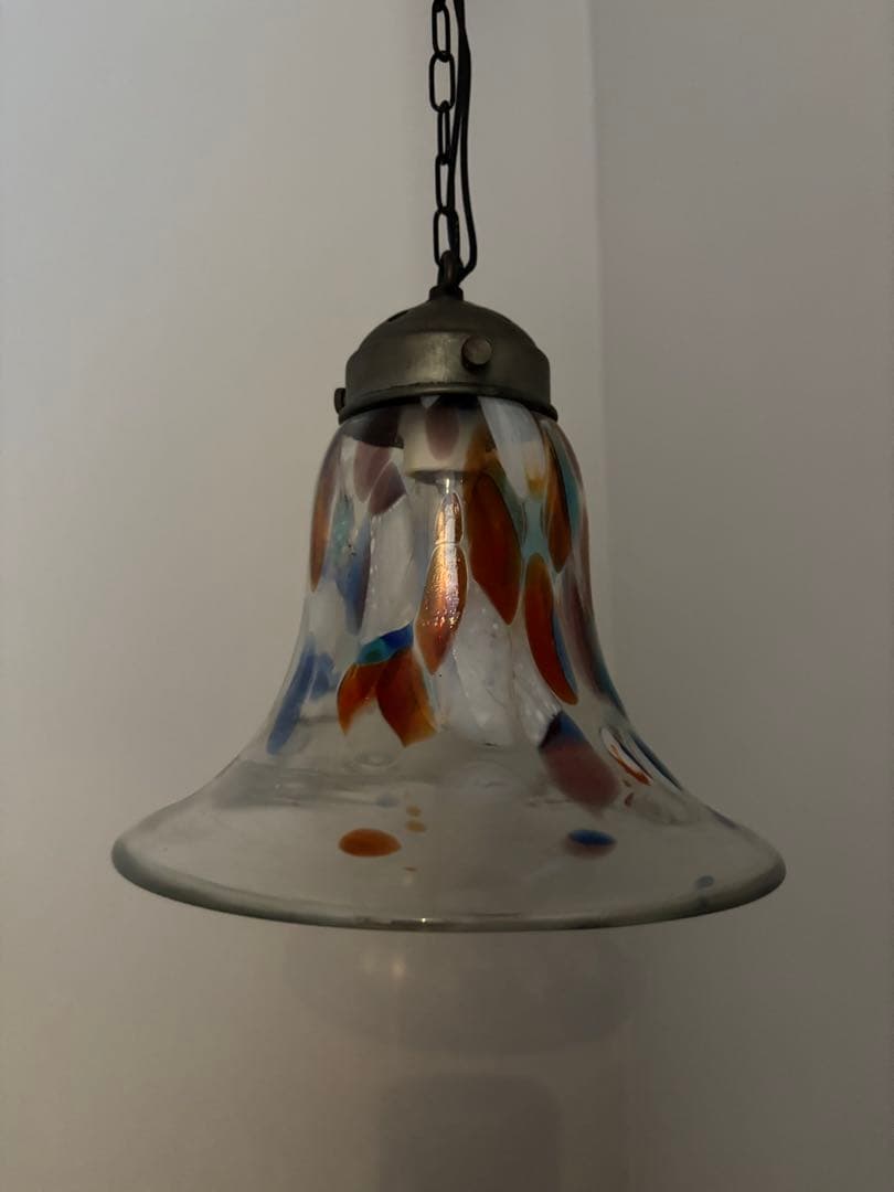 ステンドグラスペンダントライト　ひっかけシーリングランプ