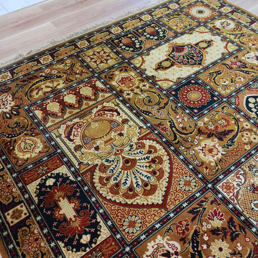 ドイツ製 ウィルトン織絨毯 純毛 ウール 大判カーペット240×340㎝