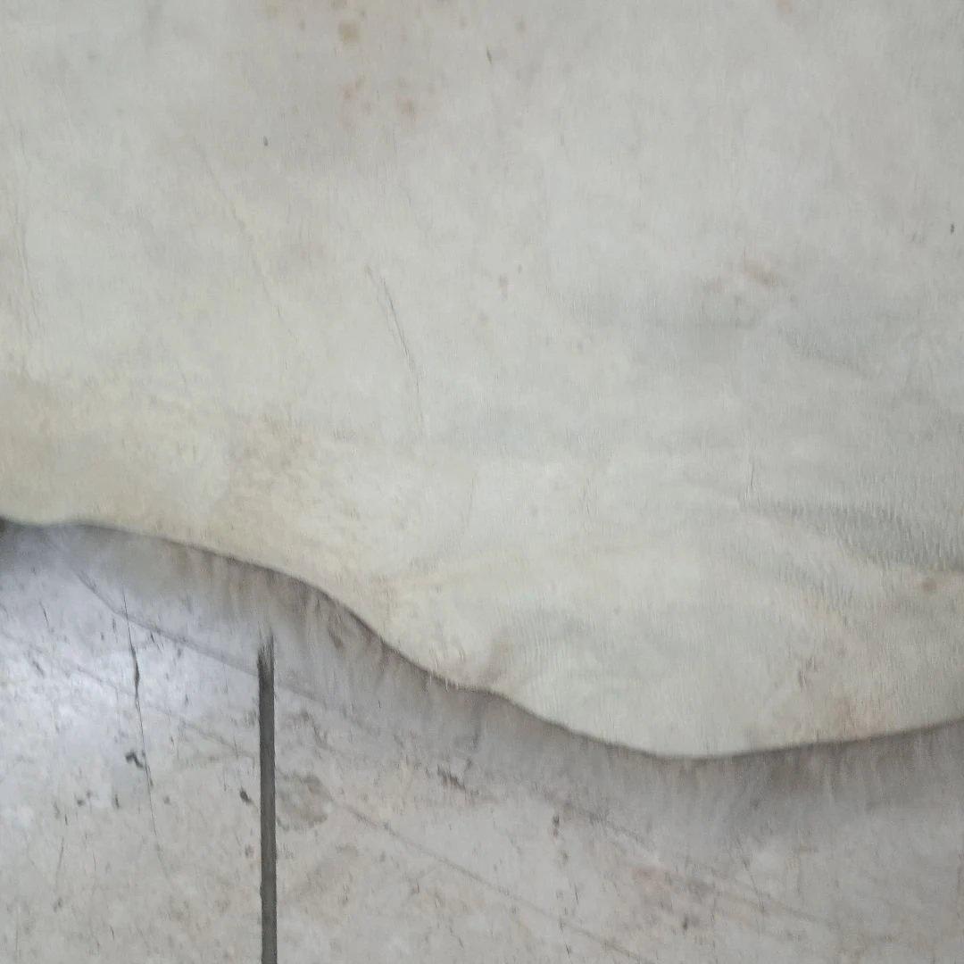 6030　ムートンラグ　敷物　１２８×５８ｃｍ　日本ムートン協会のシールあり