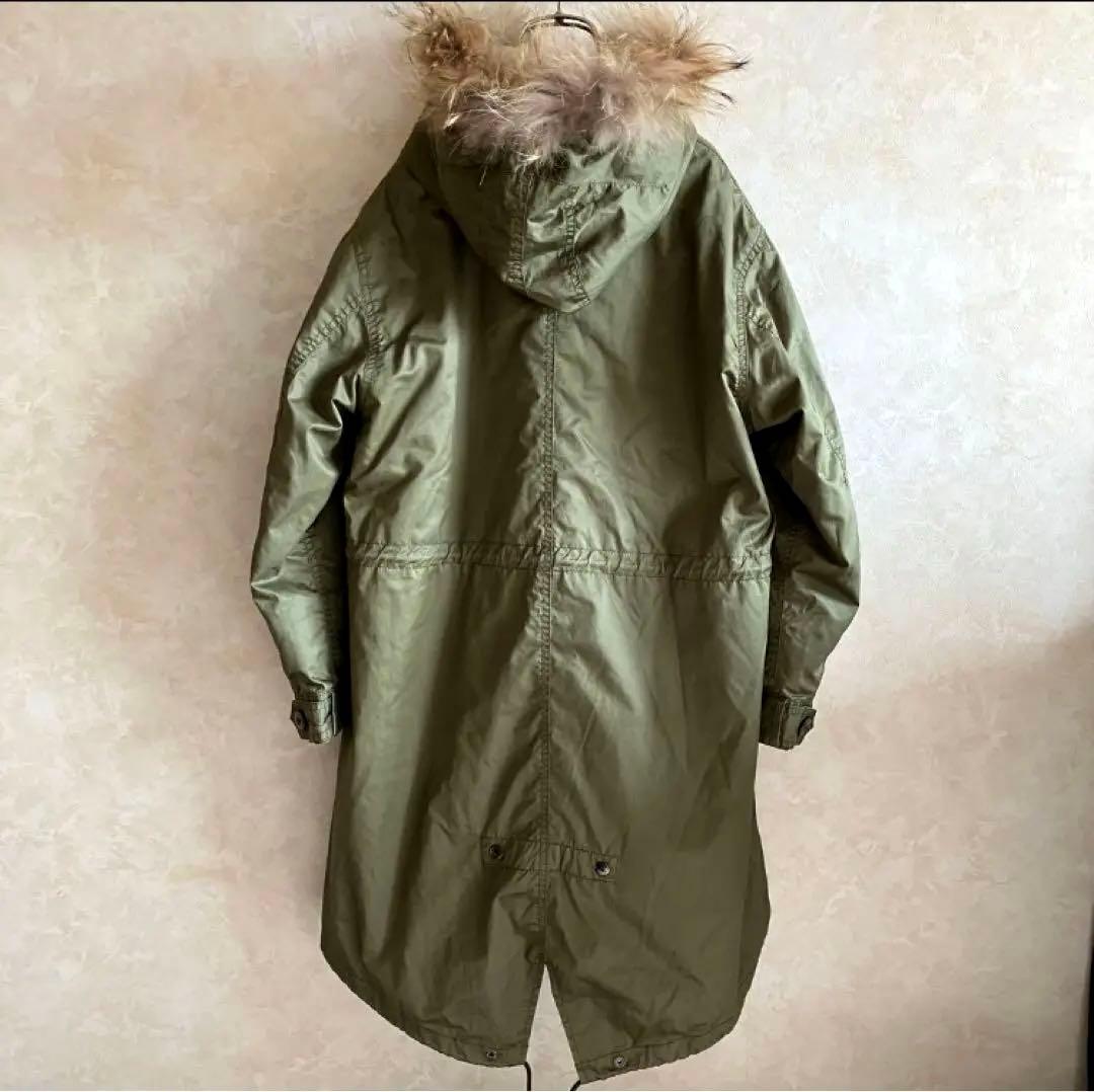 SHIPS シップス リアルファー ライナー着脱 M51 モッズコートM