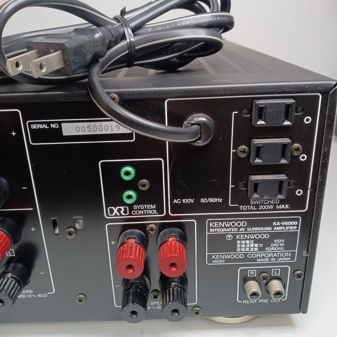 【音出しOK】KENWOOD KA-V6000 AVサラウンド ステレオ アンプ