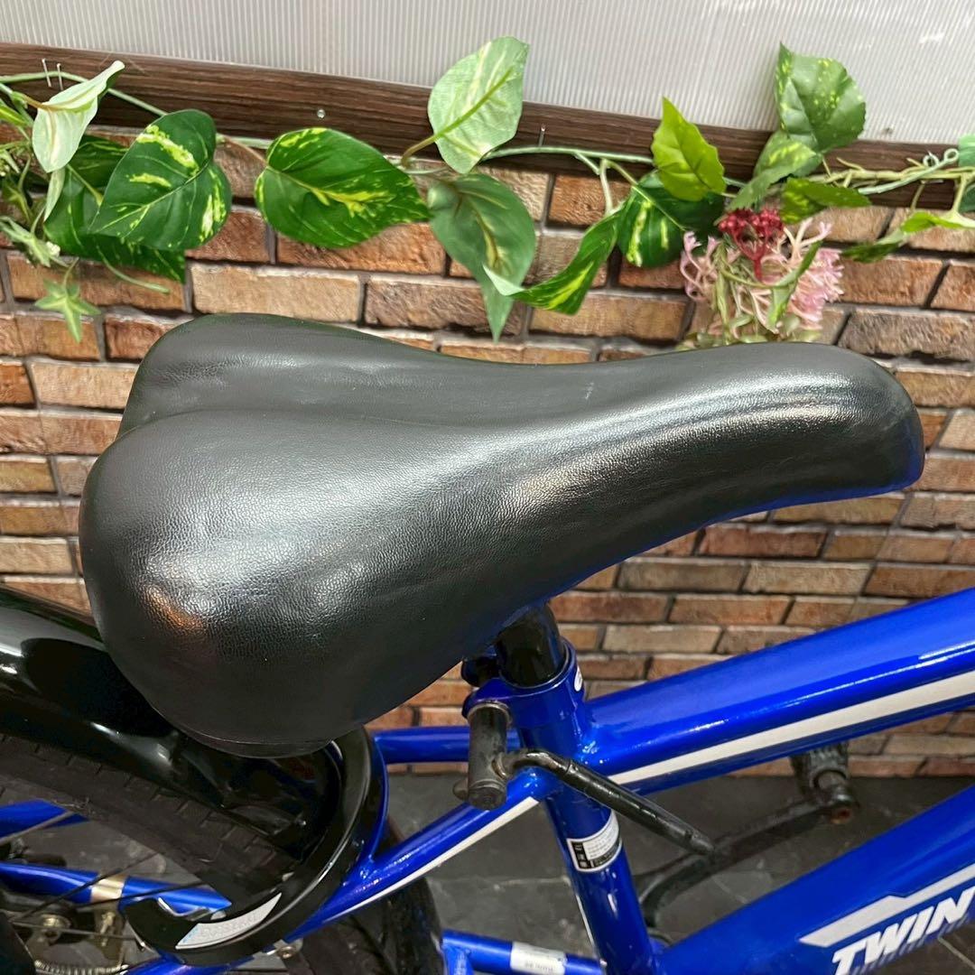 引き取り価格【67】子供用自転車 子供車 TWIN GATE ブルー 22インチ