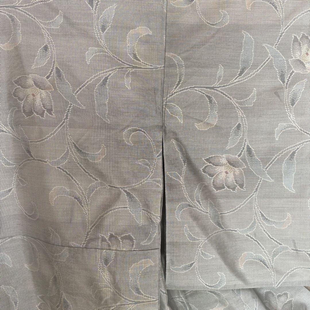 値下げ　白大島　色大島　オリエンタル花唐草