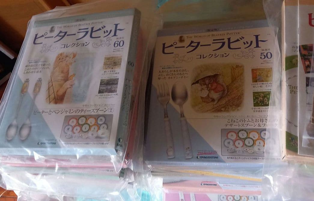レア★限定版★オリジナルテーブルウェア★ピーターラビットコレクション★全60巻