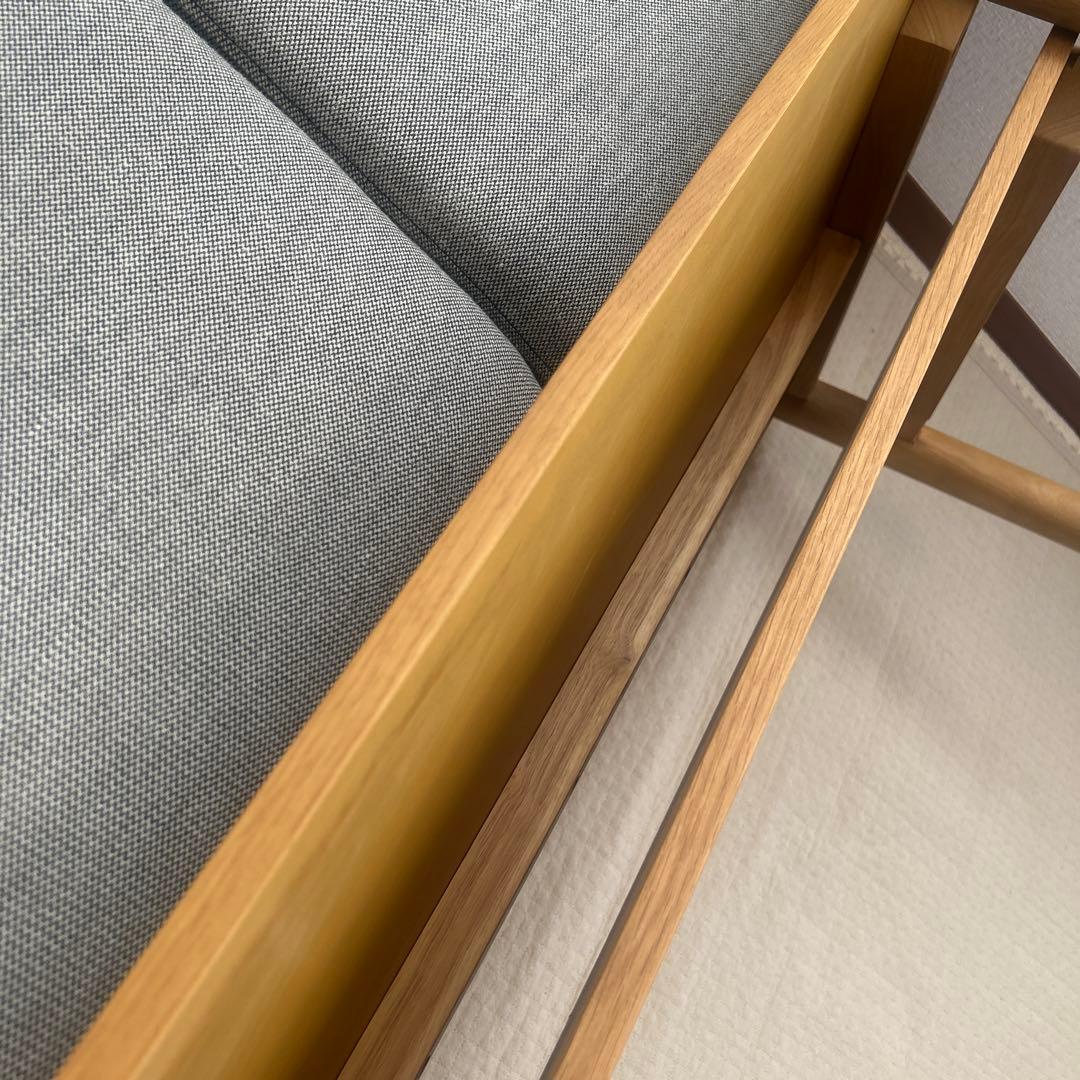 無印良品 木製ローテーブル オーク材 机 テーブル 天然木