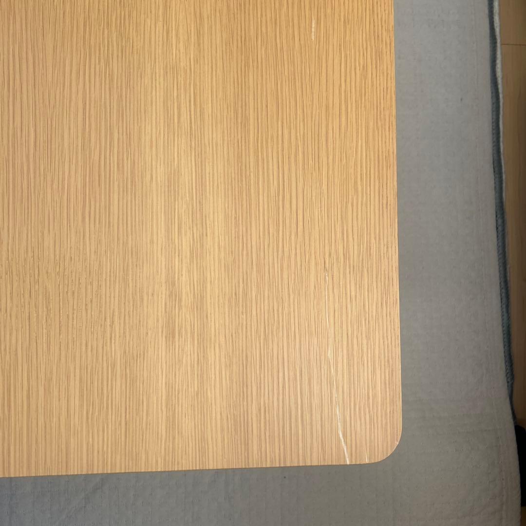 無印良品 木製ローテーブル オーク材 机 テーブル 天然木