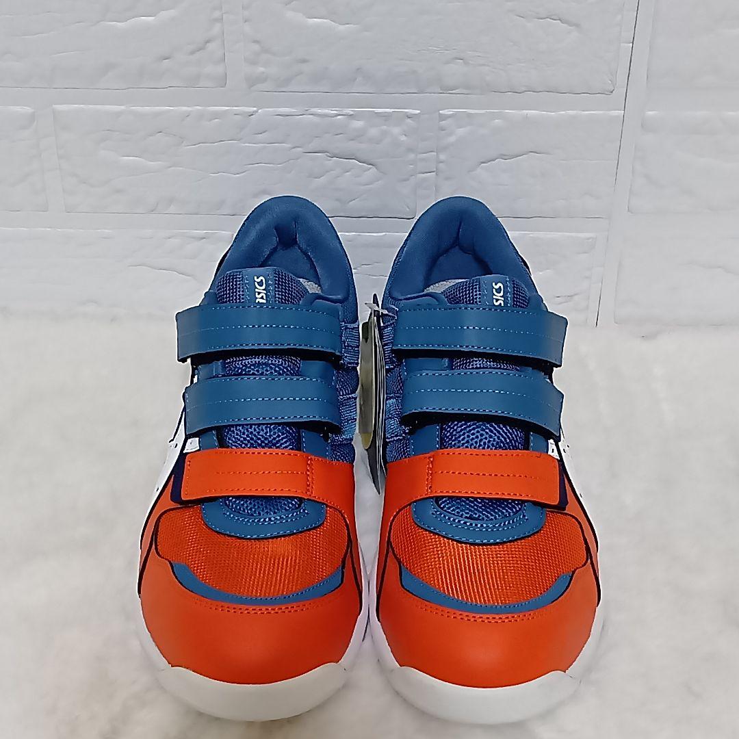 【新品・タグ付】アシックス 安全靴 ウィンジョブ 26.0cm オレンジ×ブルー