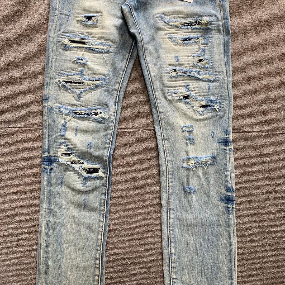 mnml ミニマル【新品未使用】ペイズリーストレッチスキニーデニム30インチ