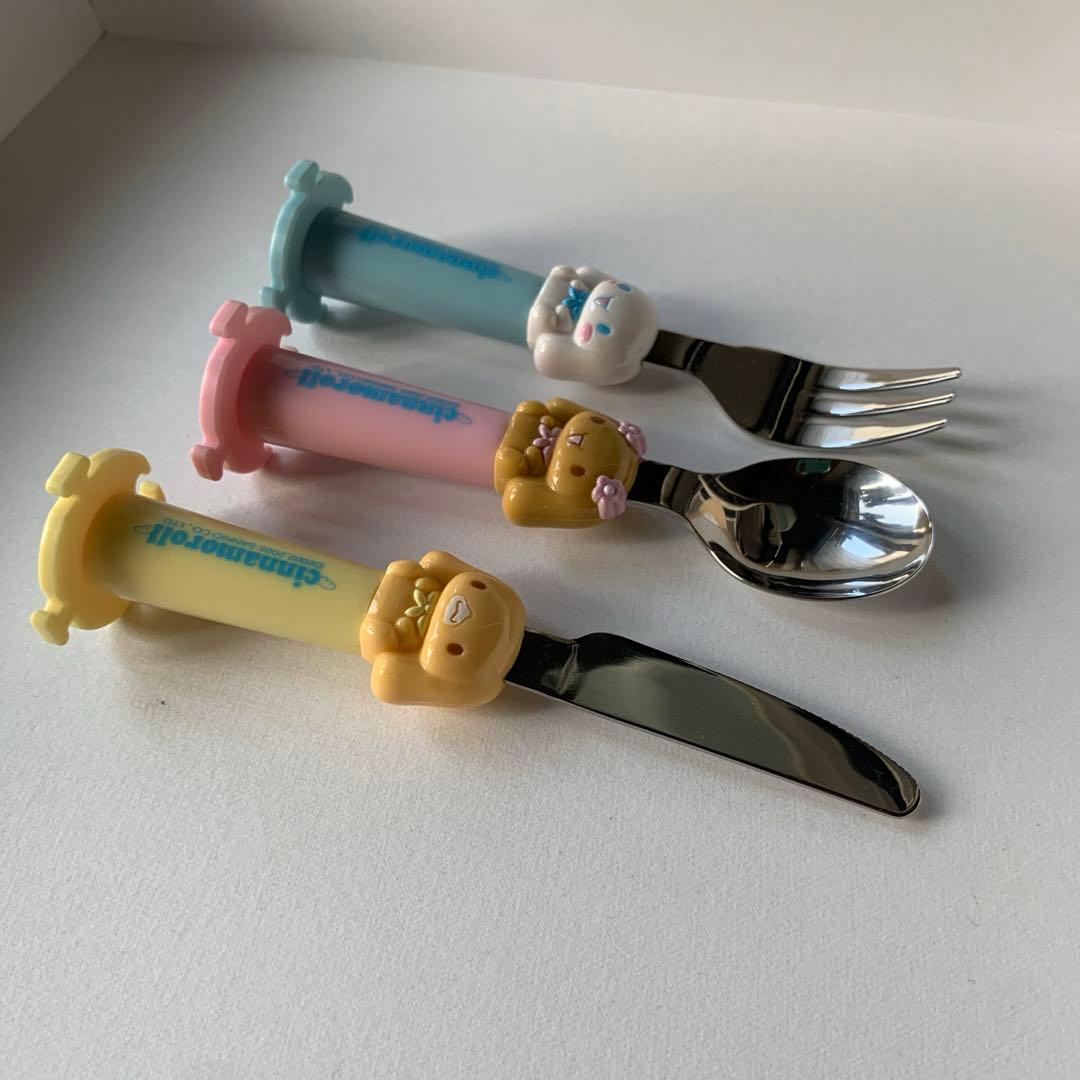激レア！未使用　サンリオ　シナモロール　カトラリーギフトセット　モカ　カプチーノ