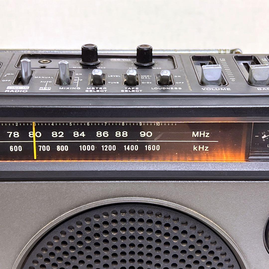 【動作品】 SONY CF-1980 カセット動作OK ラジオ受信OK ラジカセ