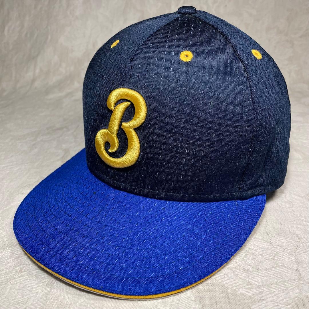 横浜ベイスターズ NEW ERA キャップ 旧ロゴ β ベータ 黒金 プロコレ