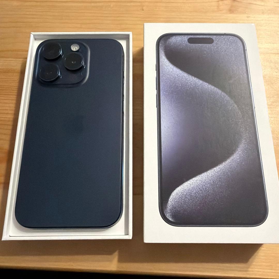 【Nmama】iPhone 15Pro ブルーチタニウム