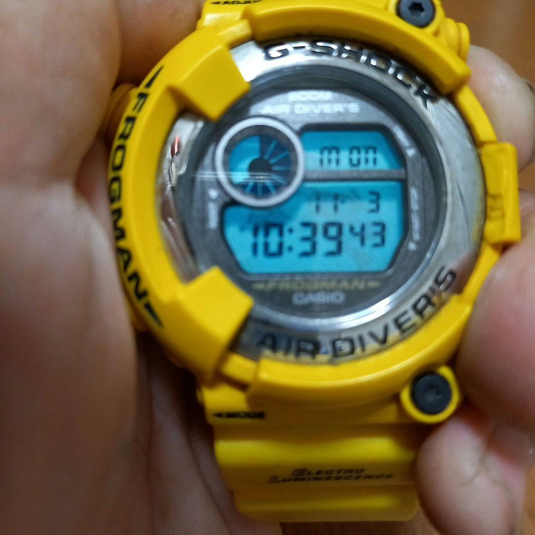 CASIO FROGMAN イエロー 腕時計