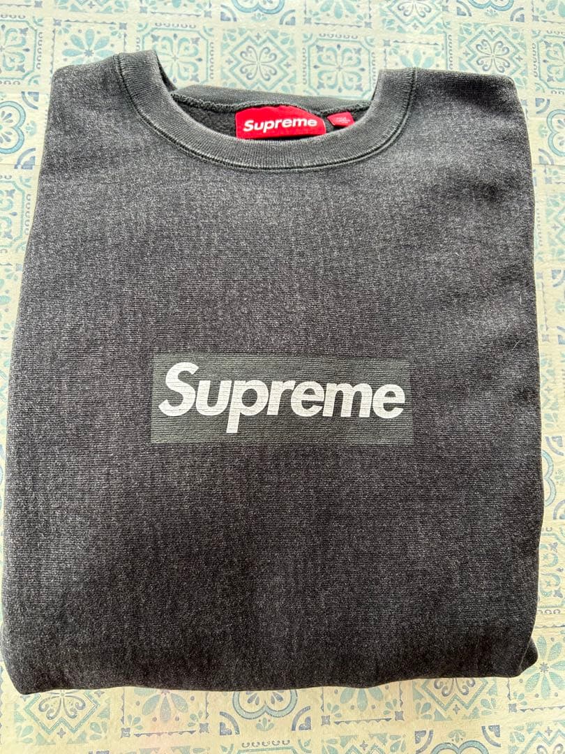 Supreme 25SS Washed Box Logo モッシュ加工　L