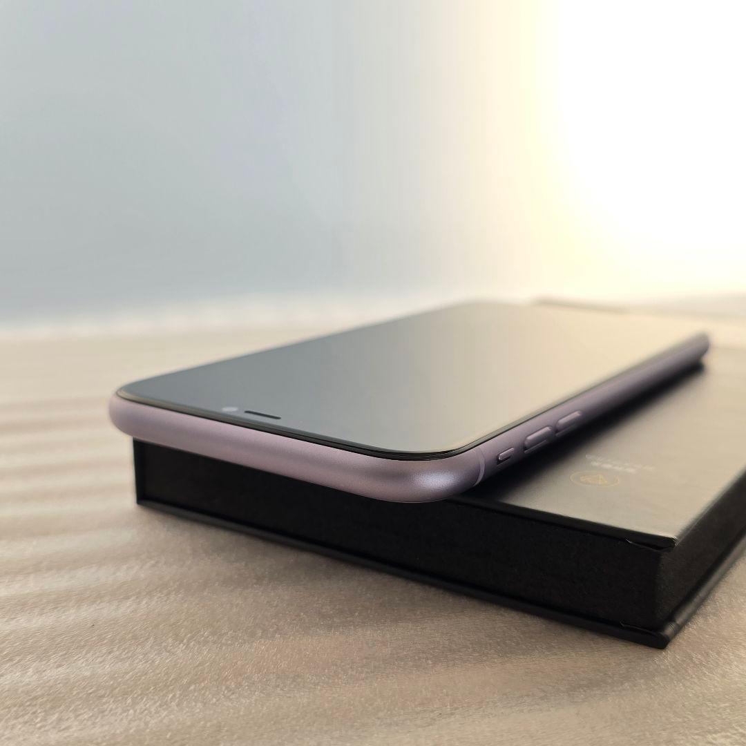 【バッテリ100%】iPhone 11 64GB パープル SIMフリー 極美品