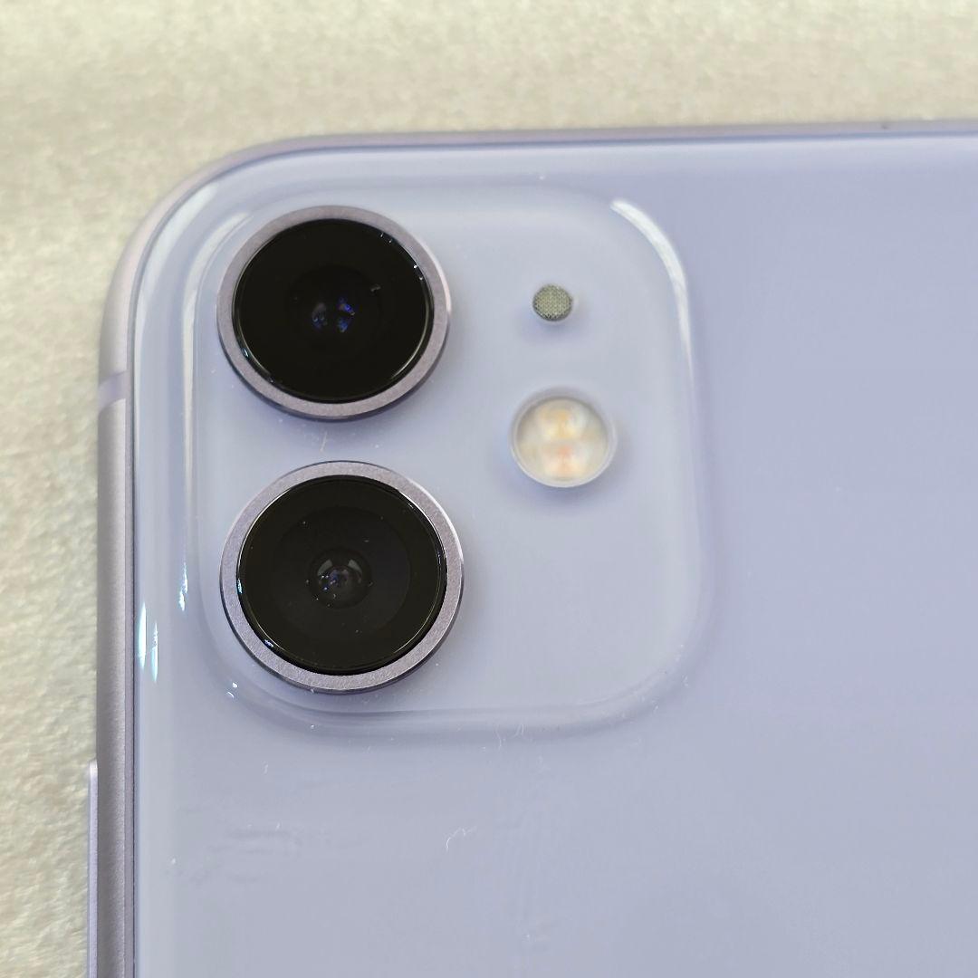 【バッテリ100%】iPhone 11 64GB パープル SIMフリー 極美品