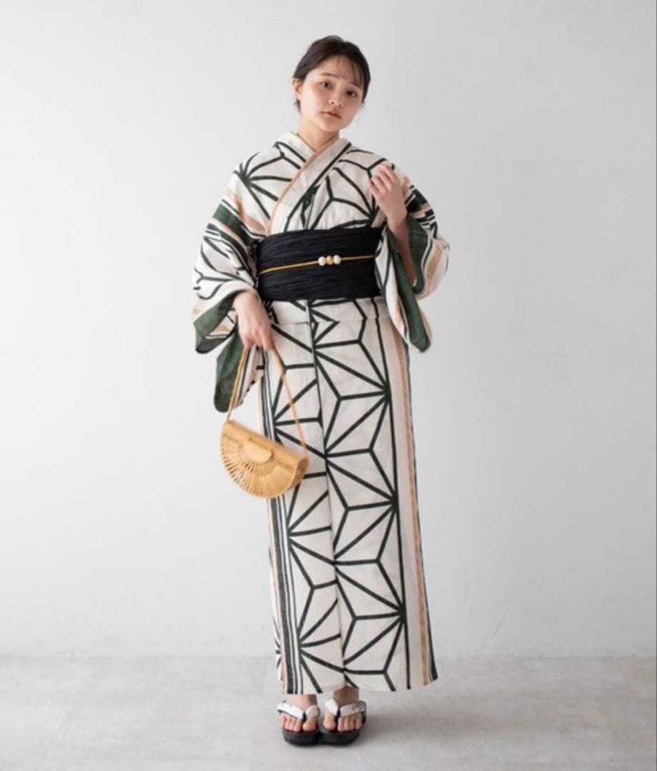 【新品未使用】ゆかた館グレース　浴衣5点セット