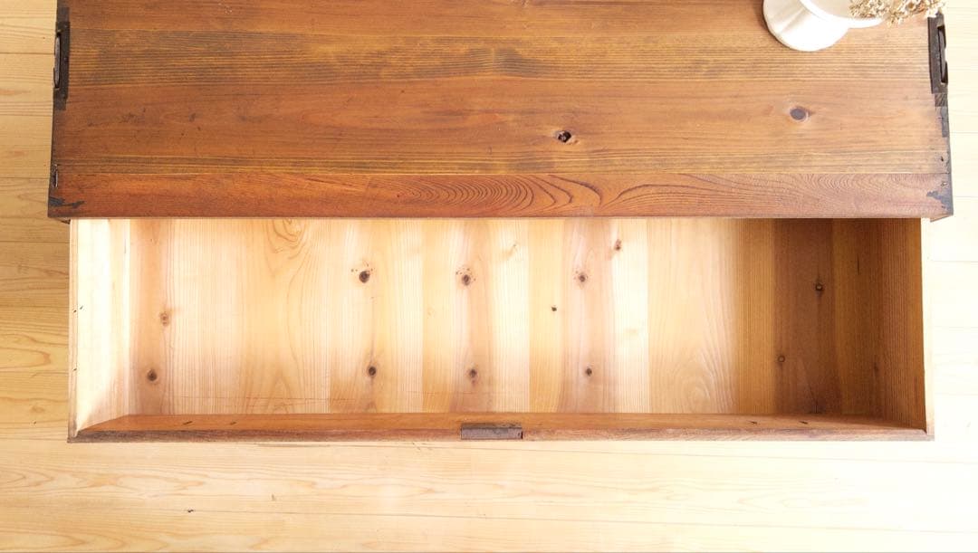 ローボード　引き出し　M060　古道具　古家具　和家具　ビンテージ　アンティーク