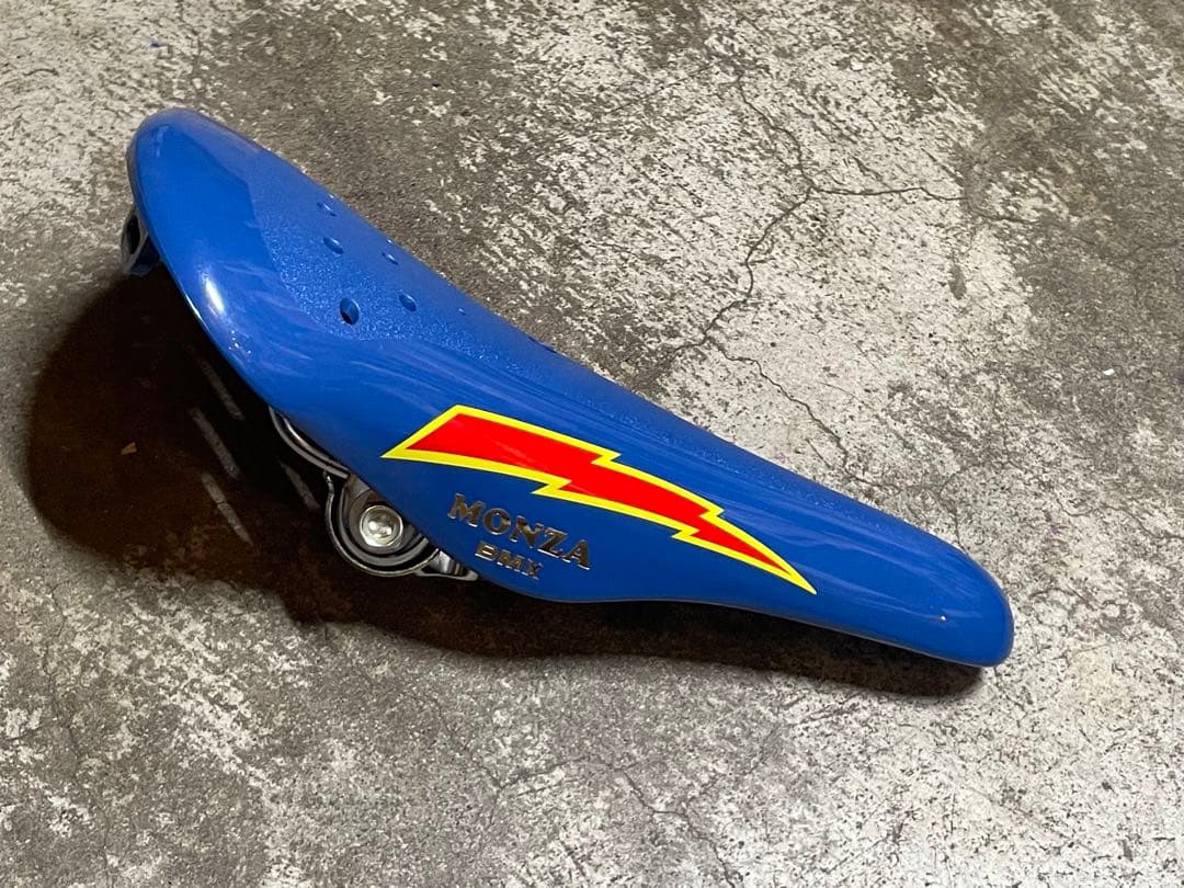 MONZA lightning seat old BMX サドル ブルー