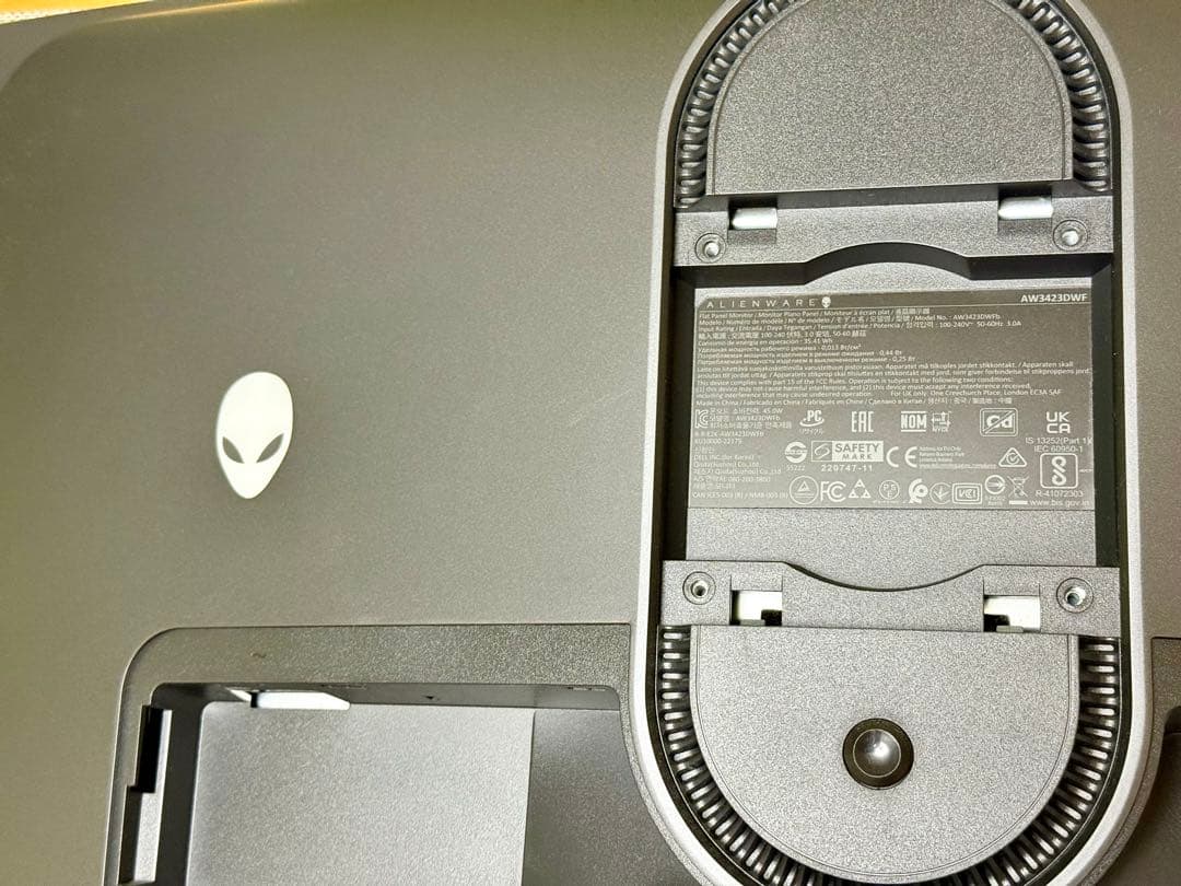 Alienware AW3423DWF 34インチ ウルトラワイドモニター 湾曲