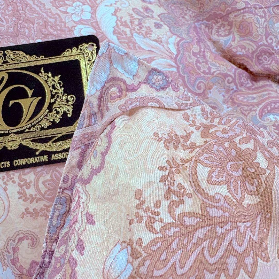 羽毛布団 ダブル ポーランド ホワイトマザーグース CH92103 ピンク