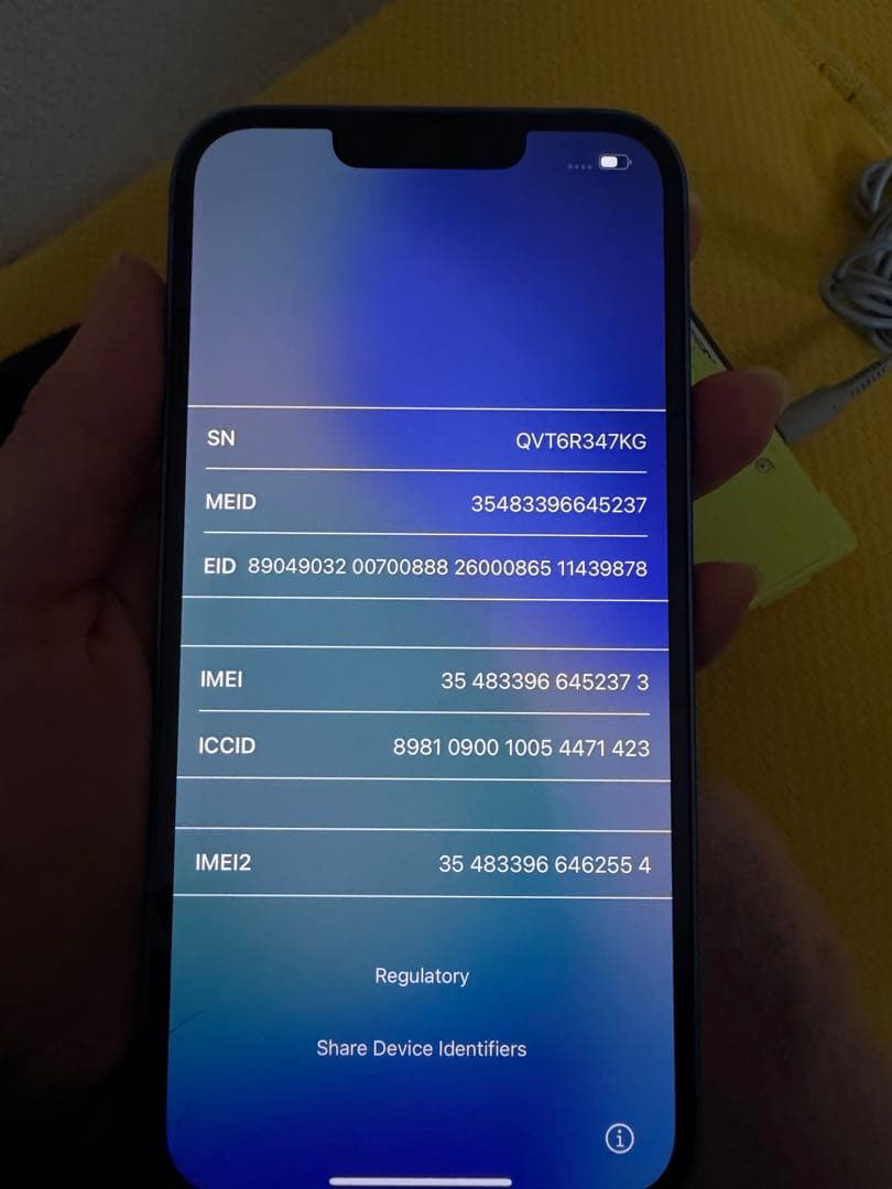 iPhone 13 256GB 青 SIMロックなし