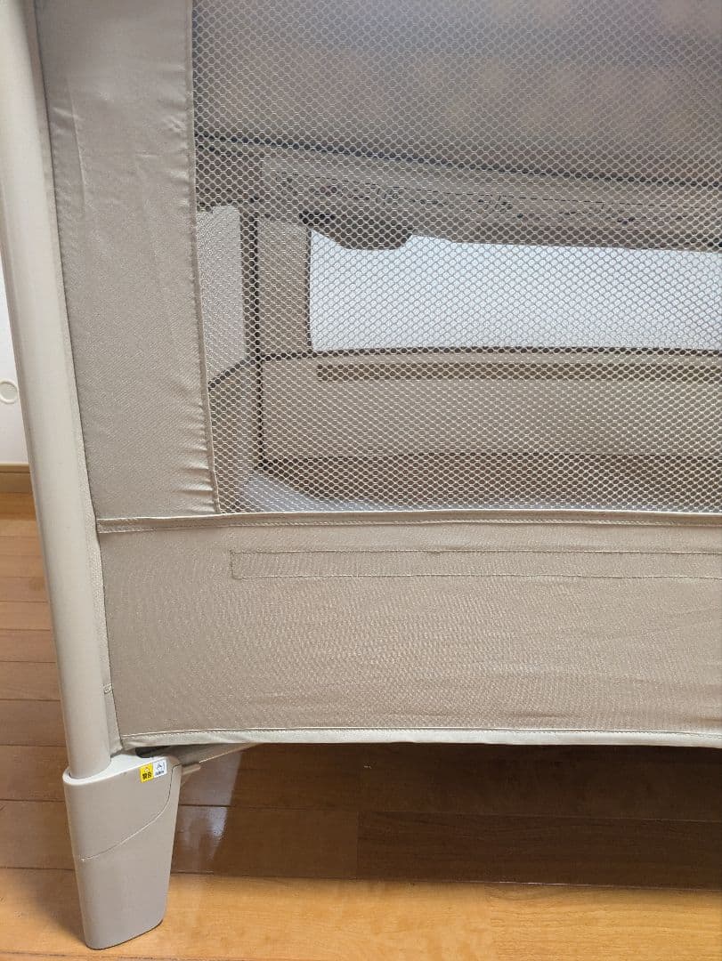 【清掃済み】 アップリカ ココネルエアー ベビーベッド ココア