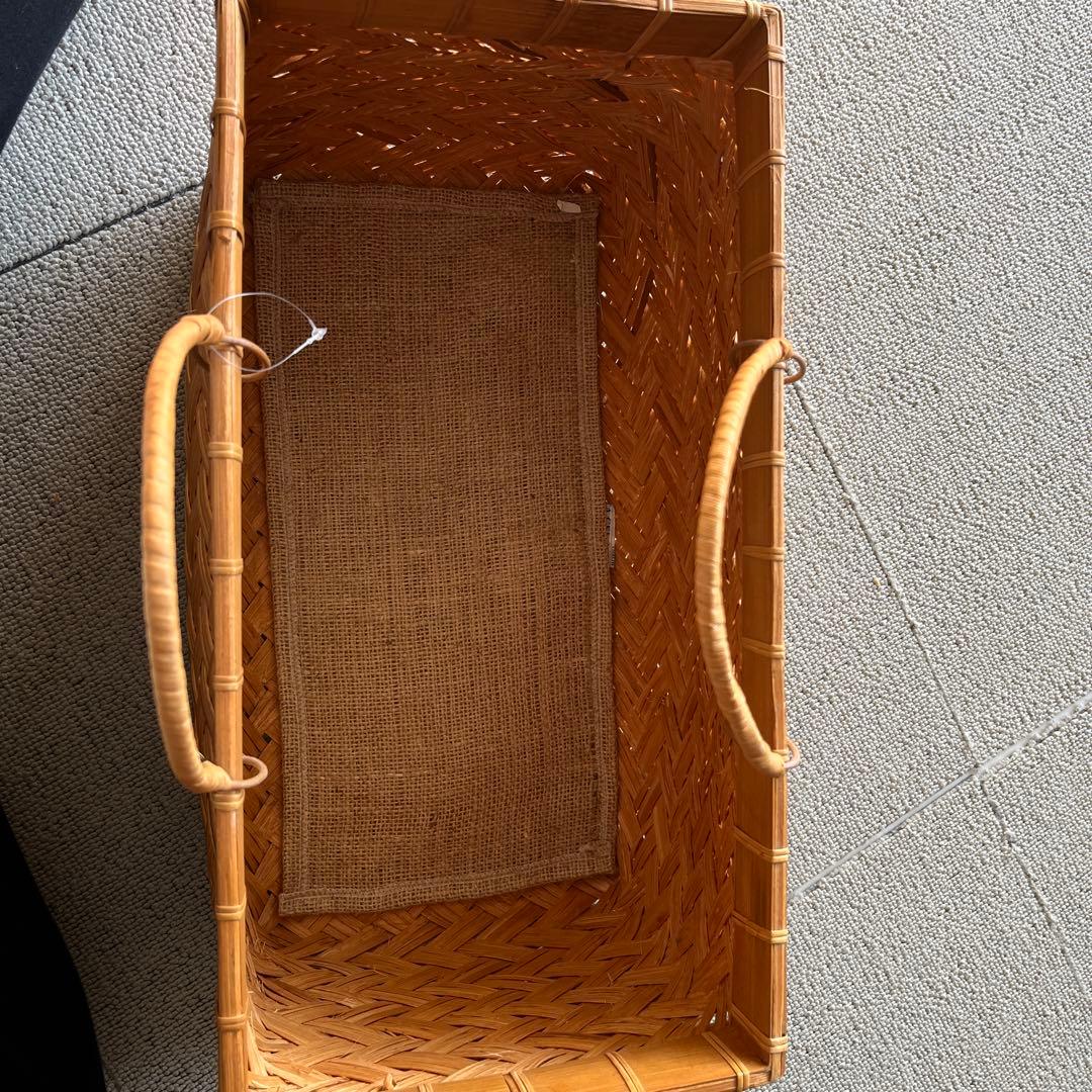 竹製 バスケット 買い物籠
