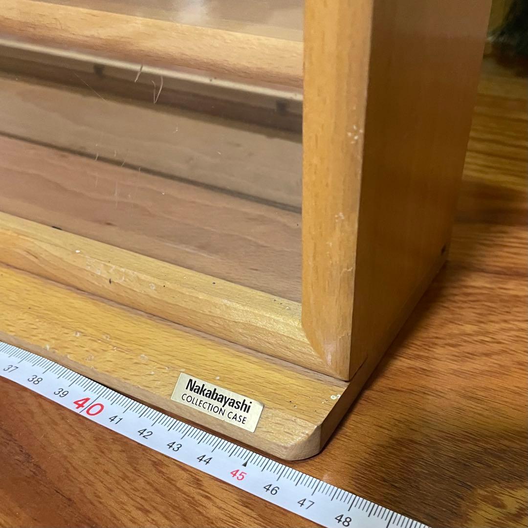 【中古・難あり品】ナカバヤシ コレクションケース 木製棚 ディスプレイケース