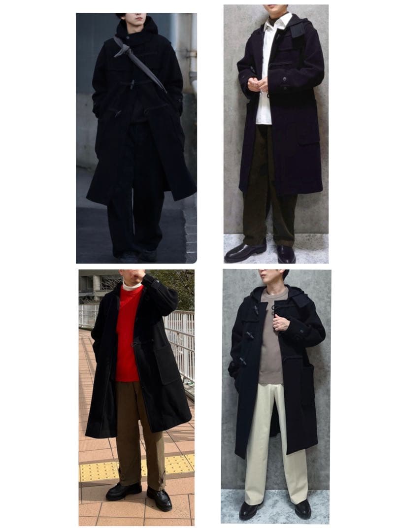 未使用品UNIQLOユニクロ＋J ウールオーバーサイズダッフルコートXXL