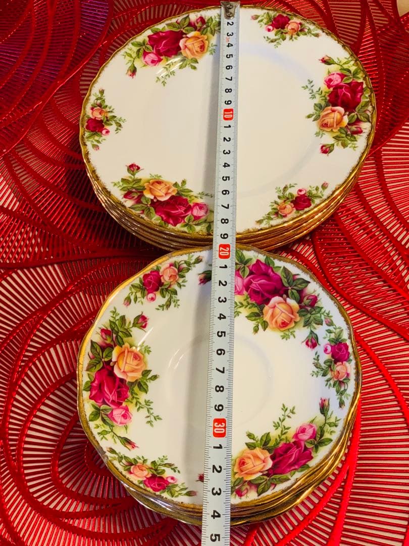   花柄金縁食器セット 25点 セット