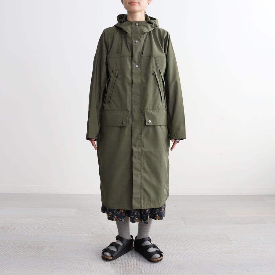 ノースフェイスパープルレーベル撥水 リップストップ マウンテン ウインドコート