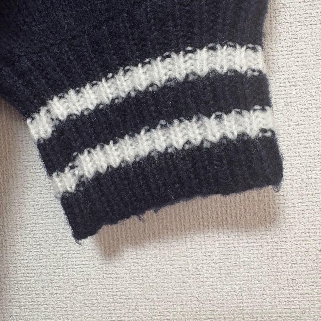 Fickle Bebe/フィクルベベ セーラーカラーニット ネイビー