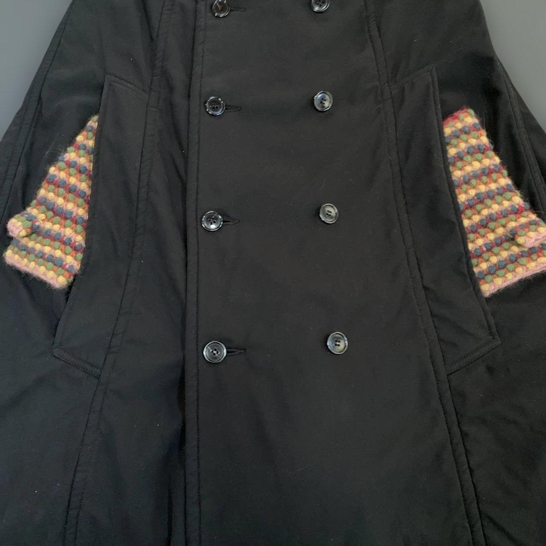 ZUCCA フード付きダブルブレスト　ポンチョコート