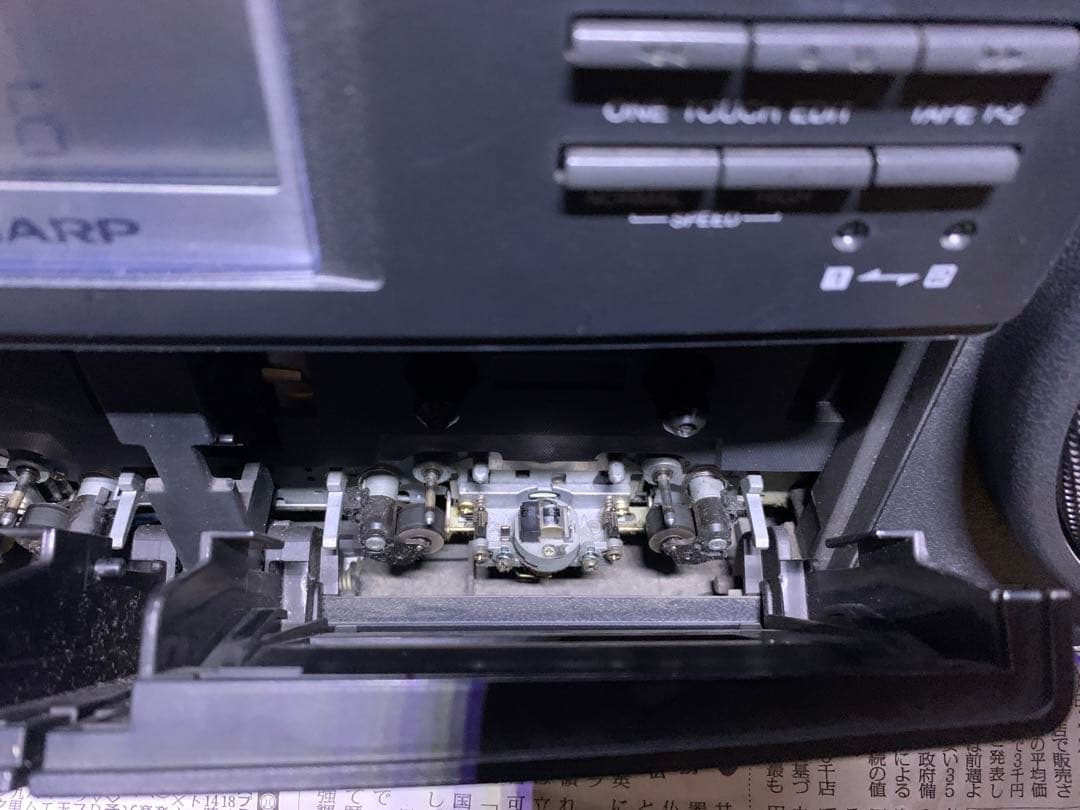 【美品、再生ok】SHARP QT-77CD コンパクトディスク ダブルカセット