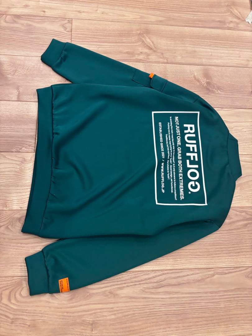 ラフロッグ　バックフレームロゴモックネックシャツ　新品