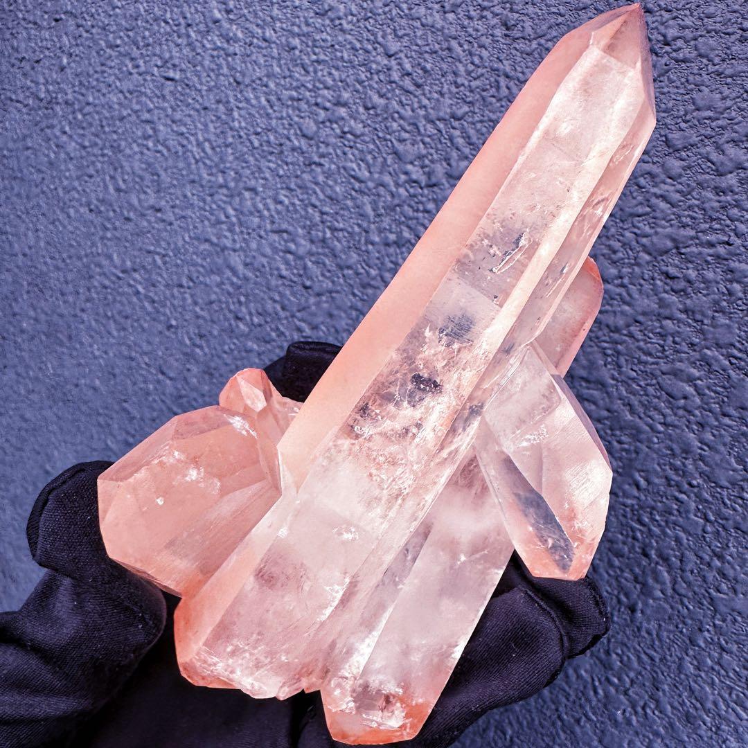 別格高級品❗️爆レア❗️両剣❗️超綺麗♡可愛い♡☆ピンクレムリアンシード原石A1348