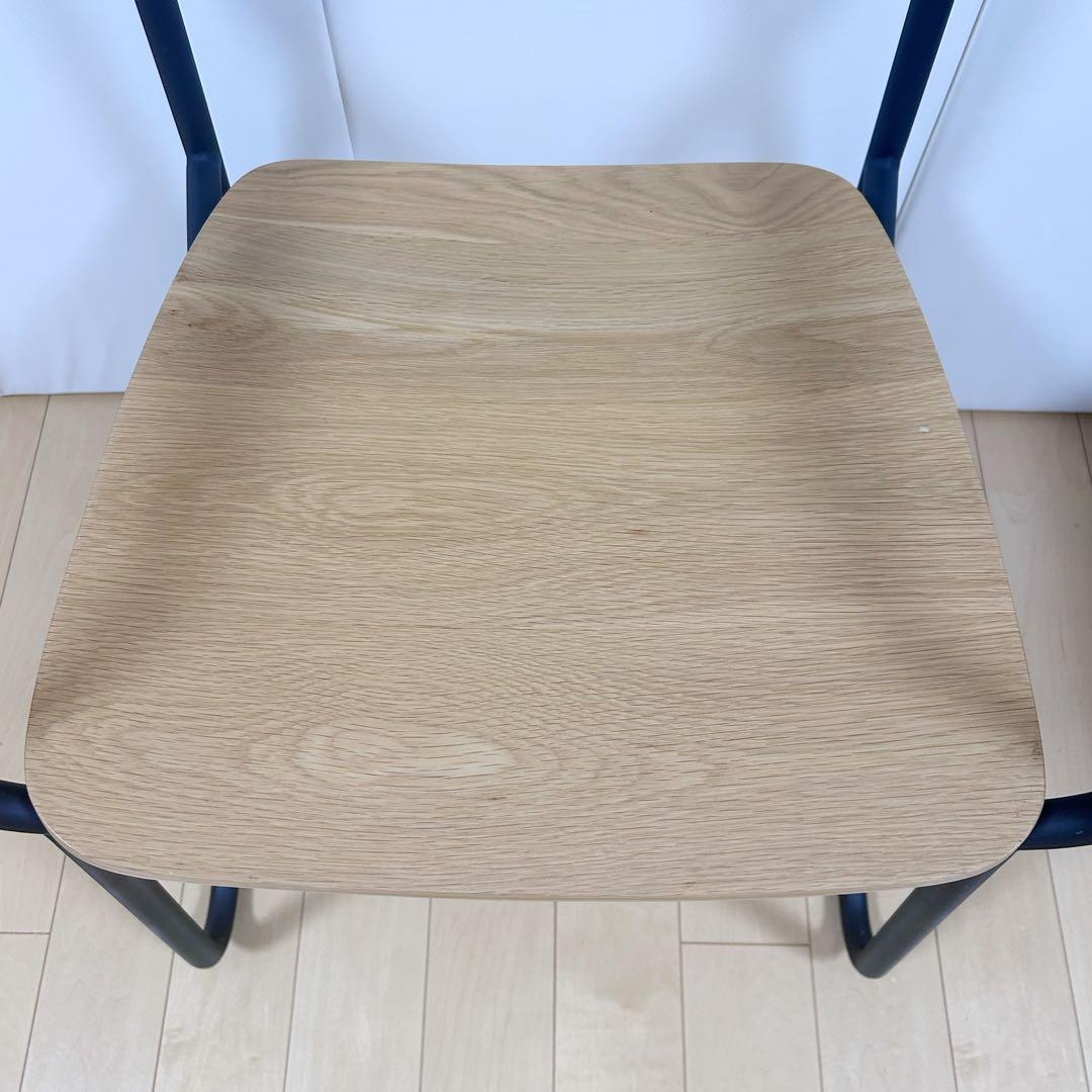 北欧　モリヨシFlo POKKYARMCHAR ナラ材　アーム付　天然木アイアン